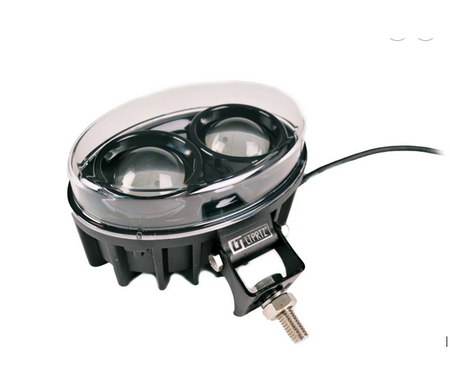 Warnlicht Blau 10° Spot 6W 9-80V ECE – Ansicht 2