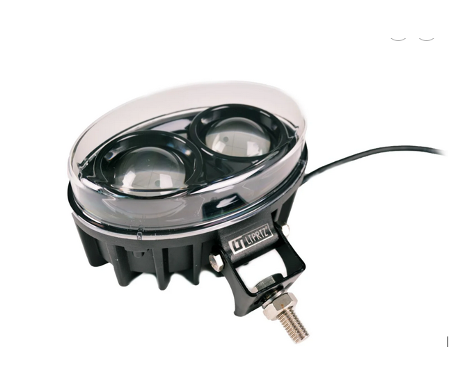 Warnlicht Blau 10° Spot 6W 9-80V ECE – Ansicht 2