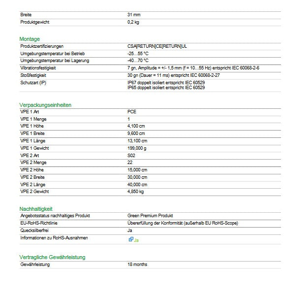 Reflexions-Lichtschranke Osiris 20…264 V AC/DC, Endschalter - z.B. Kranfahrt – Ansicht 3