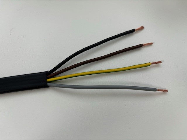 Kabel, Flachleitung 5G1,5 mm², Schleppleitung