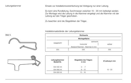 Demag Kabelklammer 2 - 7, Kabelhalter, Klemmhalter Kabel – Ansicht 2