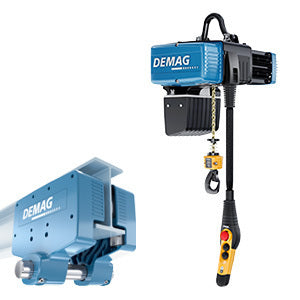 Kettenzug DC-II ComA + Handfahrwerk RU 200, 125Kg Traglast