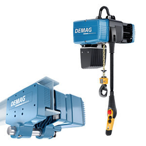 Demag Kettenzug DC-II ComA + E-Fahrwerk EU 310 / E11, 500Kg Traglast