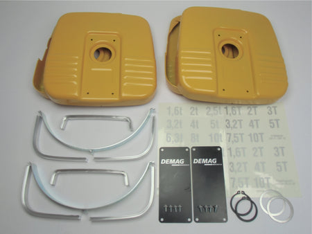 Demag Seilrollenhauben Set, DH300, DR-5, Unterflasche 225/11 Seitenschild