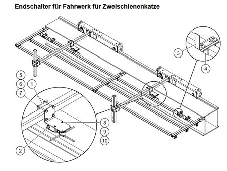 Demag Upgrade-Paket Nachrüstpaket für 2-stufigen Endschalter an Zweiträger-Laufkatzen