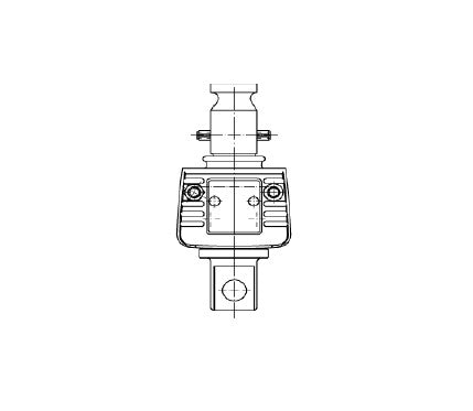 Demag Lasthaken, Baugruppe Drehadapter 125/250 kg, für Steuerschalter DSM