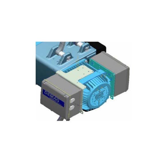Demag Winkelblech Anbaublech E-Box und Harting DC, z.B. Elektroboxen für DC