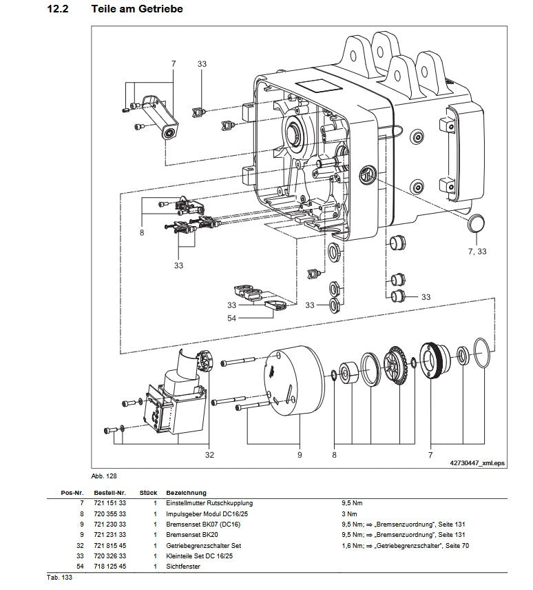 Demag Bremsenset DC-16 BK-07 180V – Ansicht 2