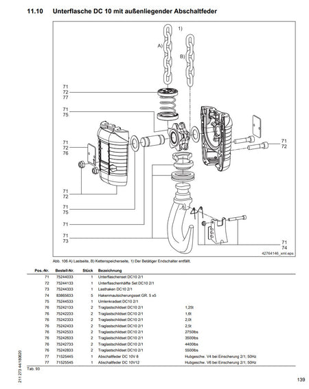 Unterflaschenset DC10 2/1 – Ansicht 2