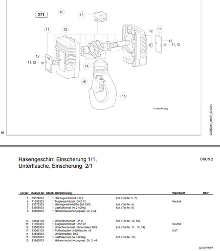 Demag, Pufferstopfen Unterflaschenpuffer 0,5T - SPx2, DK 2 – Ansicht 2