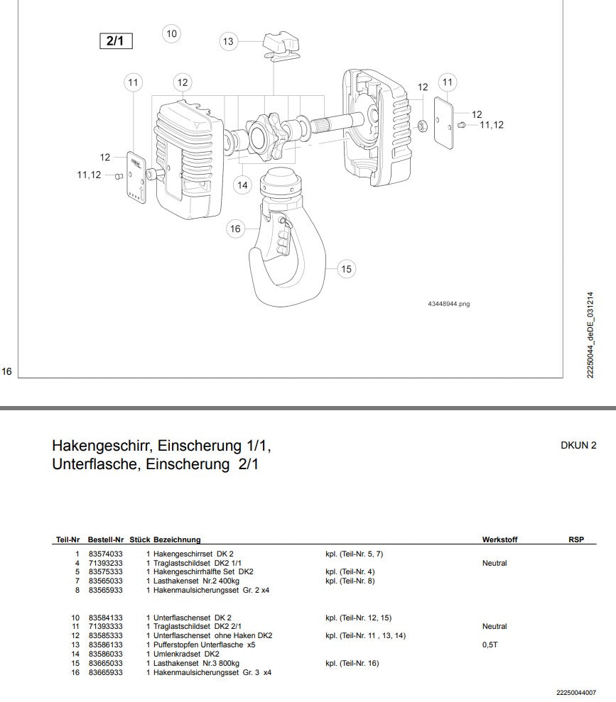 Demag, Pufferstopfen Unterflaschenpuffer 0,5T - SPx2, DK 2 – Ansicht 2