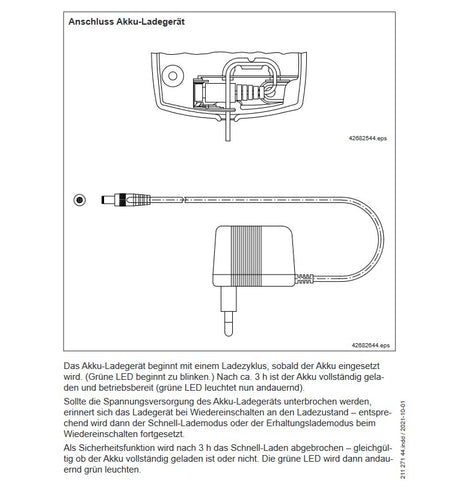 Demag Set, Ladegerät DRC-J (ohne Batterie) – Ansicht 2