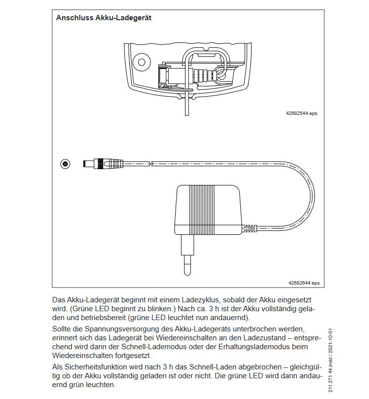 Demag Set, Ladegerät DRC-J (ohne Batterie) – Ansicht 2