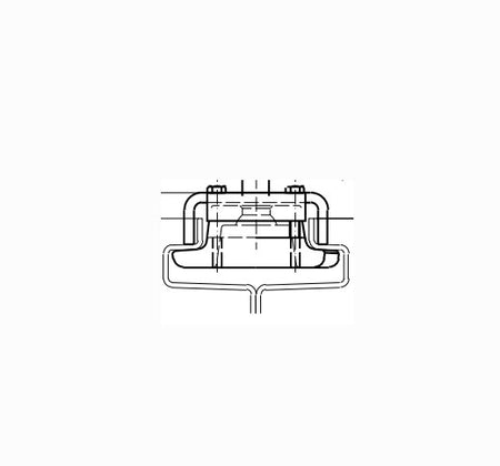 Demag Hängelasche KBK-III M20, Einzelteil Aufhängung KBK-III