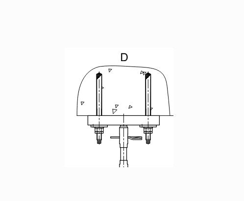 Demag Deckenlasche D (Dübel 4xM12) für KBK II-H/M20_KBKIII/M20_2600Kg