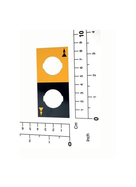 Demag, Kennzeichnung heben/senken, 1-stufig/2-stufig für Steuerschalter DST