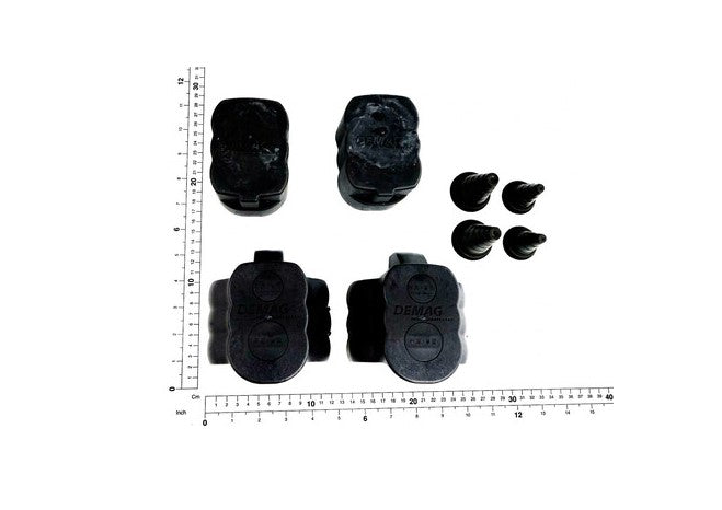 Demag DCL Stromschiene, Bahnabschluss Set DCL-Pro, Endkappe, Endeinspeisung