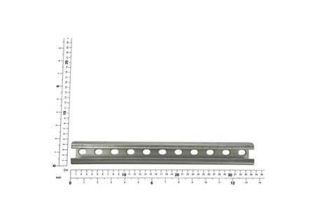 Demag C-Schiene gelocht, Halteschiene 325mm, Maße 40x25x3 x 325, Lochschiene, Anbaumaterial