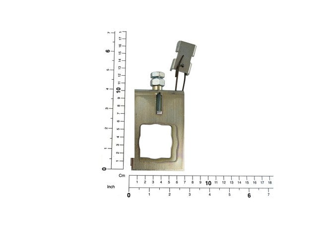 Demag, Rohrschelle, Mitnehmer, Verbinder Vierkant, Montagehalter, Anbau, Anbaumaterial