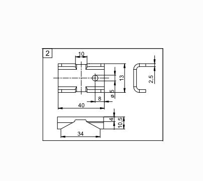 Demag Adapter, Zwischenstück, Anbaumaterial
