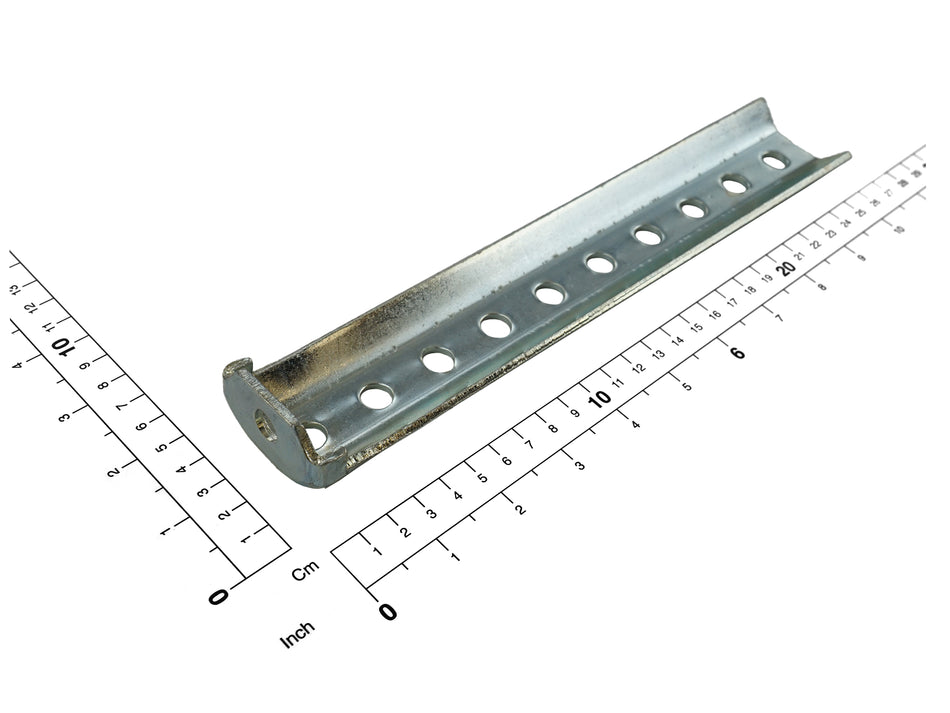 Demag C-Schiene gelocht, Halteschiene 325mm, ST1203, Halter Höhenverstellung, Anbaumaterial