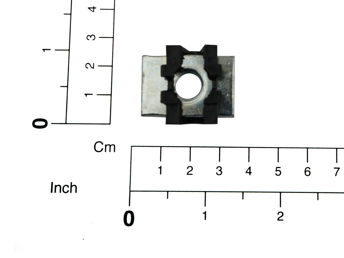Demag Gleitmutter mit Halter M12, für C-Schiene, Montagewinkel, Konsole, Anbaumaterial