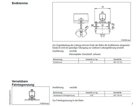 Demag KBK-0 Profilschiene 5000mm, Schleppsystem, Alu, Schleppleitung – Ansicht 4