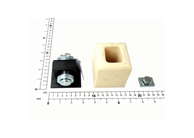 Demag Halter mit Puffer, Zellstoffpuffer, Fahrwerke, Antriebe, Traverse