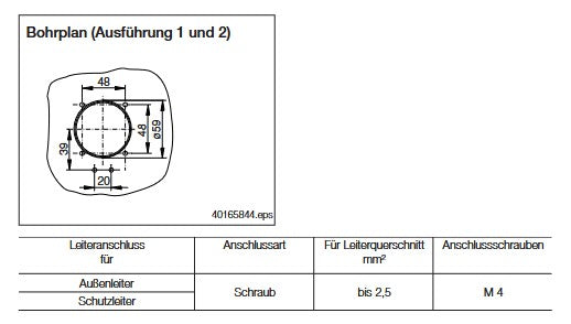 Demag Hauptschalter SSK DT16E_Einbau 3P 20/660 – Ansicht 2
