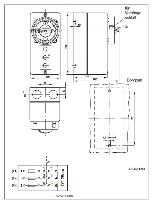 Demag Hauptschalter DT25A-S Lasttrennschalter 25/500IS3P – Ansicht 2