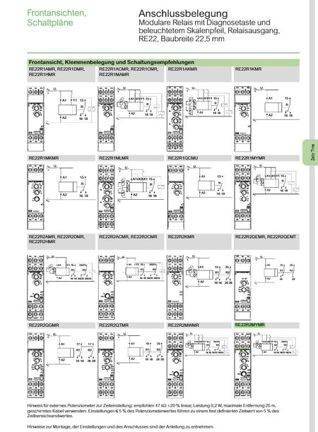 Multifunktionszeitrelais, 0,05 s-300 h, 24-240VAC/DC, 2 W – Ansicht 3