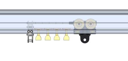Vorlaufpuffer KTP-A18-22-28-VP passend für DEMAG KBK-A18 A22 A28 Schienen – Ansicht 2