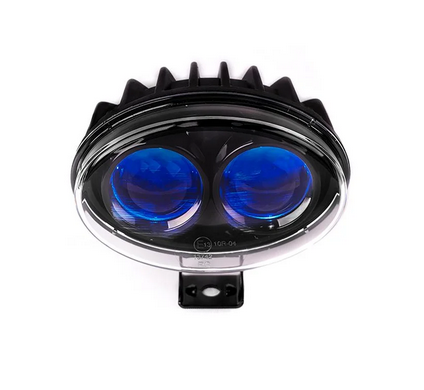 Warnlicht Blau 10° Spot 6W 9-80V ECE