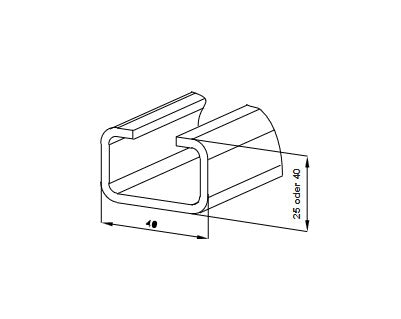 Demag Gleitmutter mit Halter M12, für C-Schiene, Montagewinkel, Konsole, Anbaumaterial – Ansicht 3