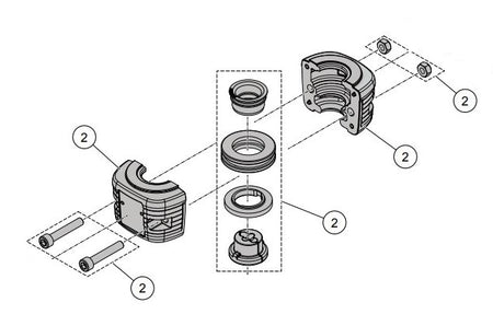 Demag Hakengeschirset 1/1 für DC-II 10, ohne Lasthaken