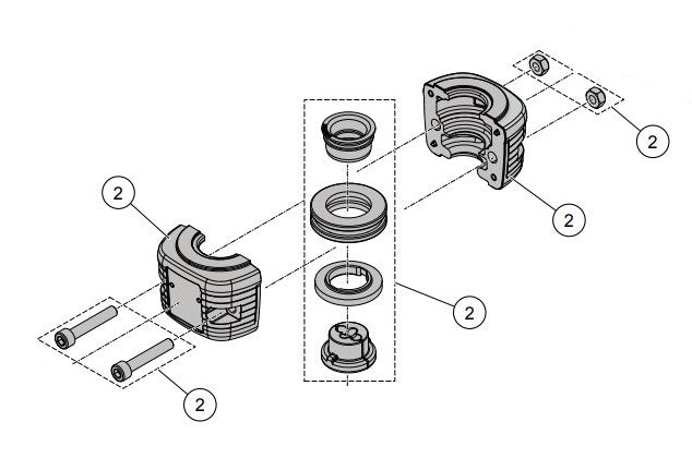 Demag Hakengeschirset 1/1 für DC-II 10, ohne Lasthaken