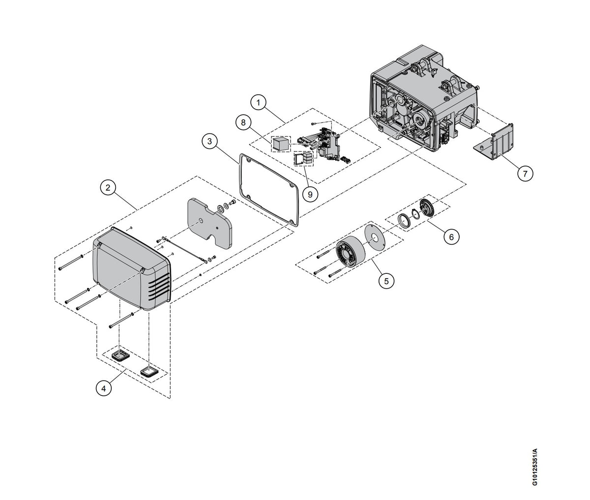 Demag Abdeckhaube passend für DC-II 2, Deckel Kettenzug – Ansicht 2