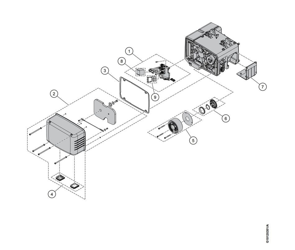 Demag Abdeckhaube passend für DC-II 2, Deckel Kettenzug – Ansicht 2