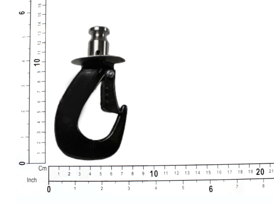 Demag Lasthaken, Einsteckhaken DCM II 1/2/5 Manulift DSM-C / CS II, max. 250 kg, inkl. Hakenmaulsicherung