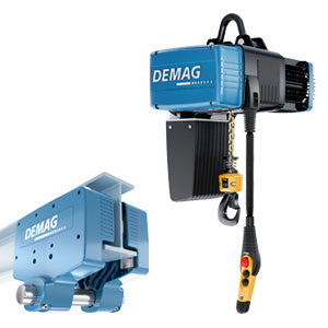 Demag Kettenzug DC-II_PRO + Handfahrwerk RU200 (58-200mm), 1000Kg Traglast, Hubhöhe 5m