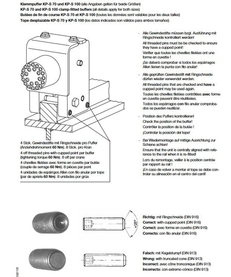 Demag Klemmpuffer KP-S 70 KP-S 70 – Ansicht 2