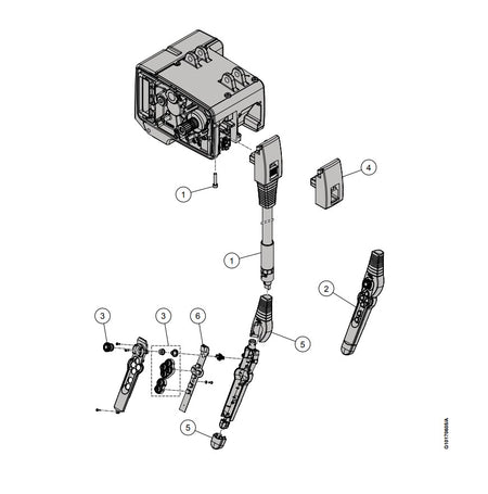 Demag Steuerschalter DSC5-RJ, für 2 Achsen 2-stufig,, DC-II Steuerschalter – Ansicht 2