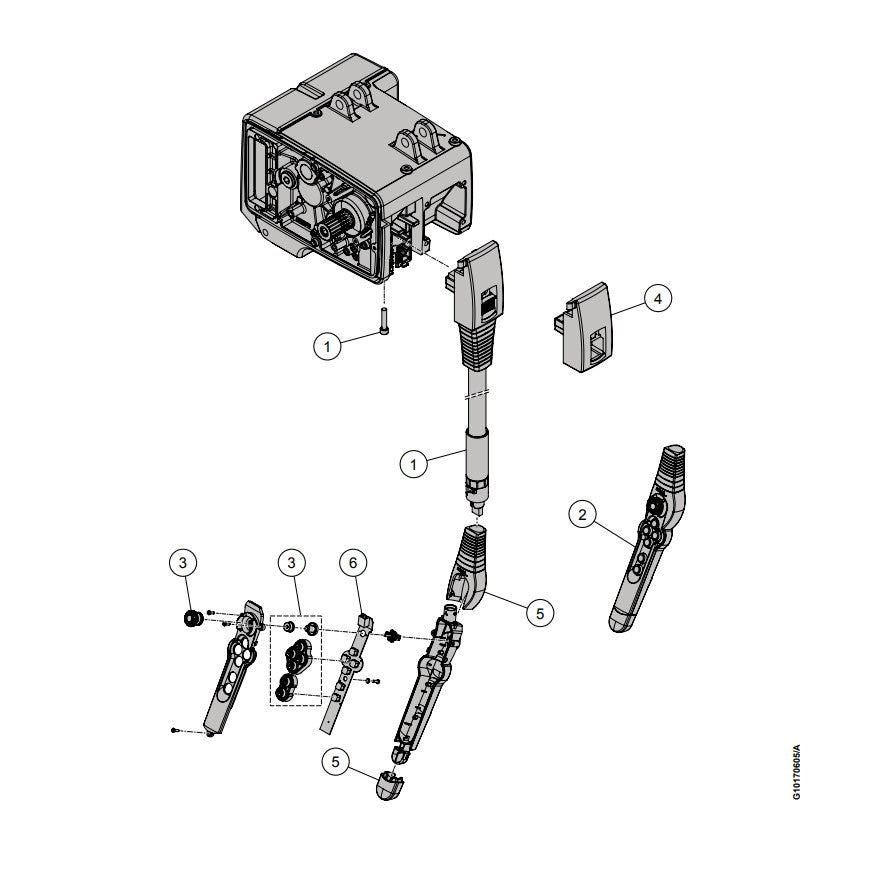 Demag Steuerschalter DSC5-RJ, für 2 Achsen 2-stufig,, DC-II Steuerschalter – Ansicht 2