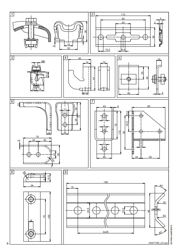 Demag T-Bügel, ST1003ZN, Anbaumaterial – Ansicht 2