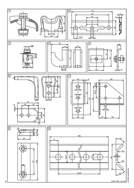 Demag T-Bügel, ST1003ZN, Anbaumaterial – Ansicht 2