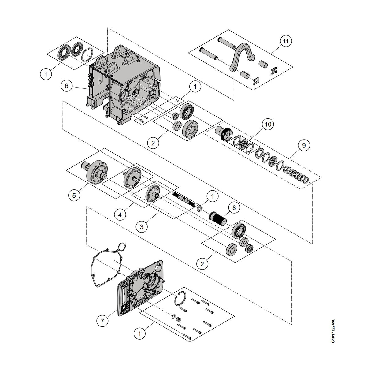 Demag Dichtungsset für DC-II 10, passend DC-Com II, DC-Pro II – Ansicht 2