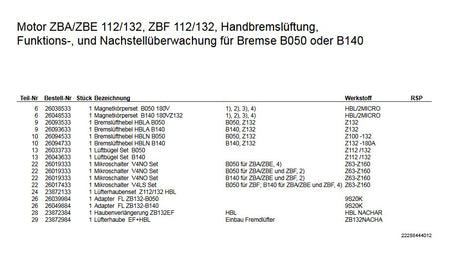 Demag Bremslüfthebel, für Handbremslüftung, Bremse HBLA B140 - Z132 – Ansicht 3