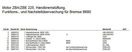 Demag Lüftbügel Set B680 , für Bremslüfthebel, Bremse B680 Z 200, 225 – Ansicht 3