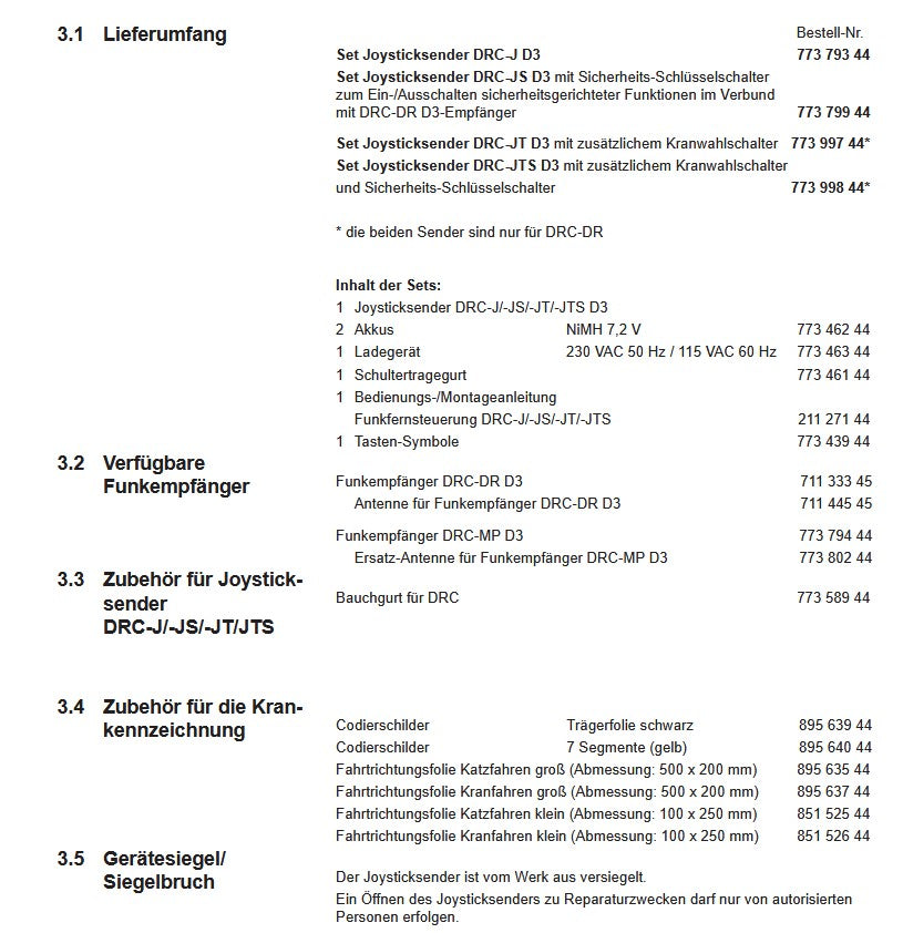 Demag Antenne D3 DR3-DR20 – Ansicht 2