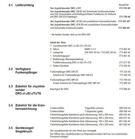Demag Antenne D3 DR3-DR20 – Ansicht 2